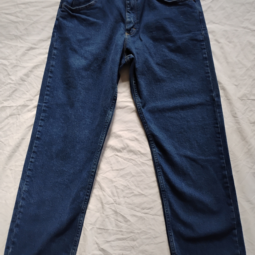 Wrangles Five Star Men's Jeans - Dark Stonewash, Size 33x30